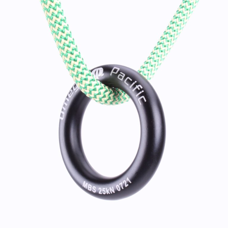 OMEGA PACIFIC ALUMINUM RAPPEL RING LRG