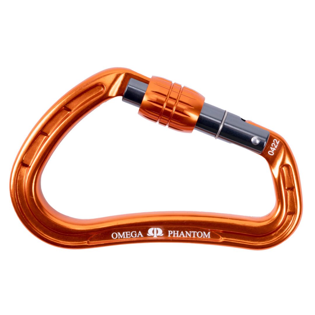 OMEGA PACIFIC PHANTOM ALUMINUM KEYLOCK SCREW-LOK (CARABINER)
