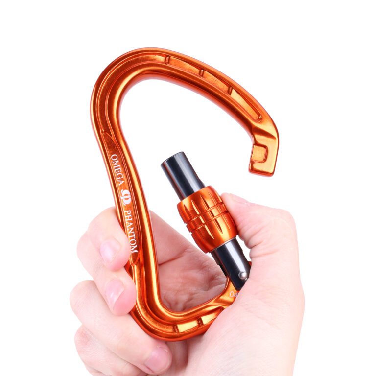 OMEGA PACIFIC PHANTOM ALUMINUM KEYLOCK SCREW-LOK (CARABINER)