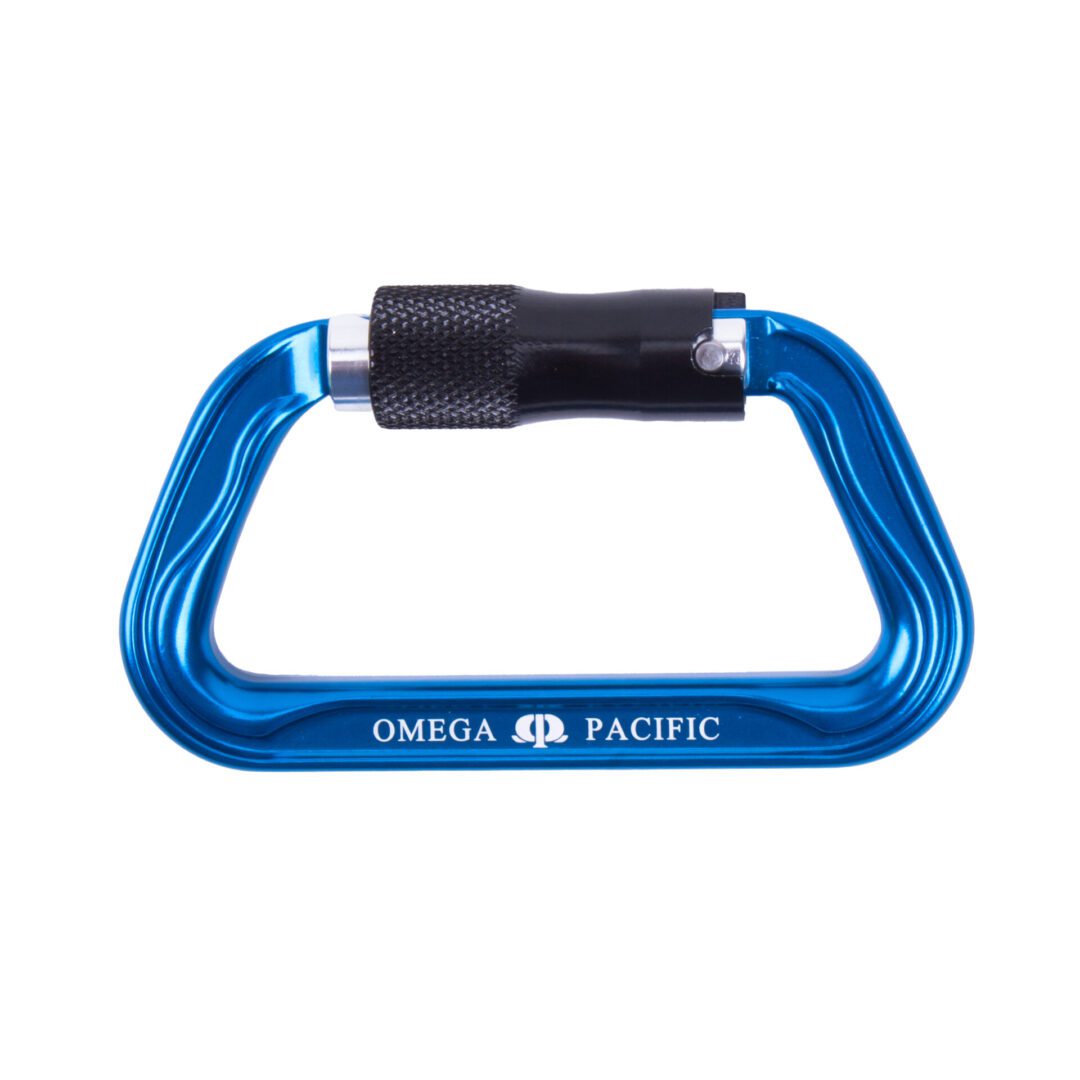OMEGA PACIFIC STANDARD D 3-STAGE QUIK-LOK BLUE NFPA (CARABINER)